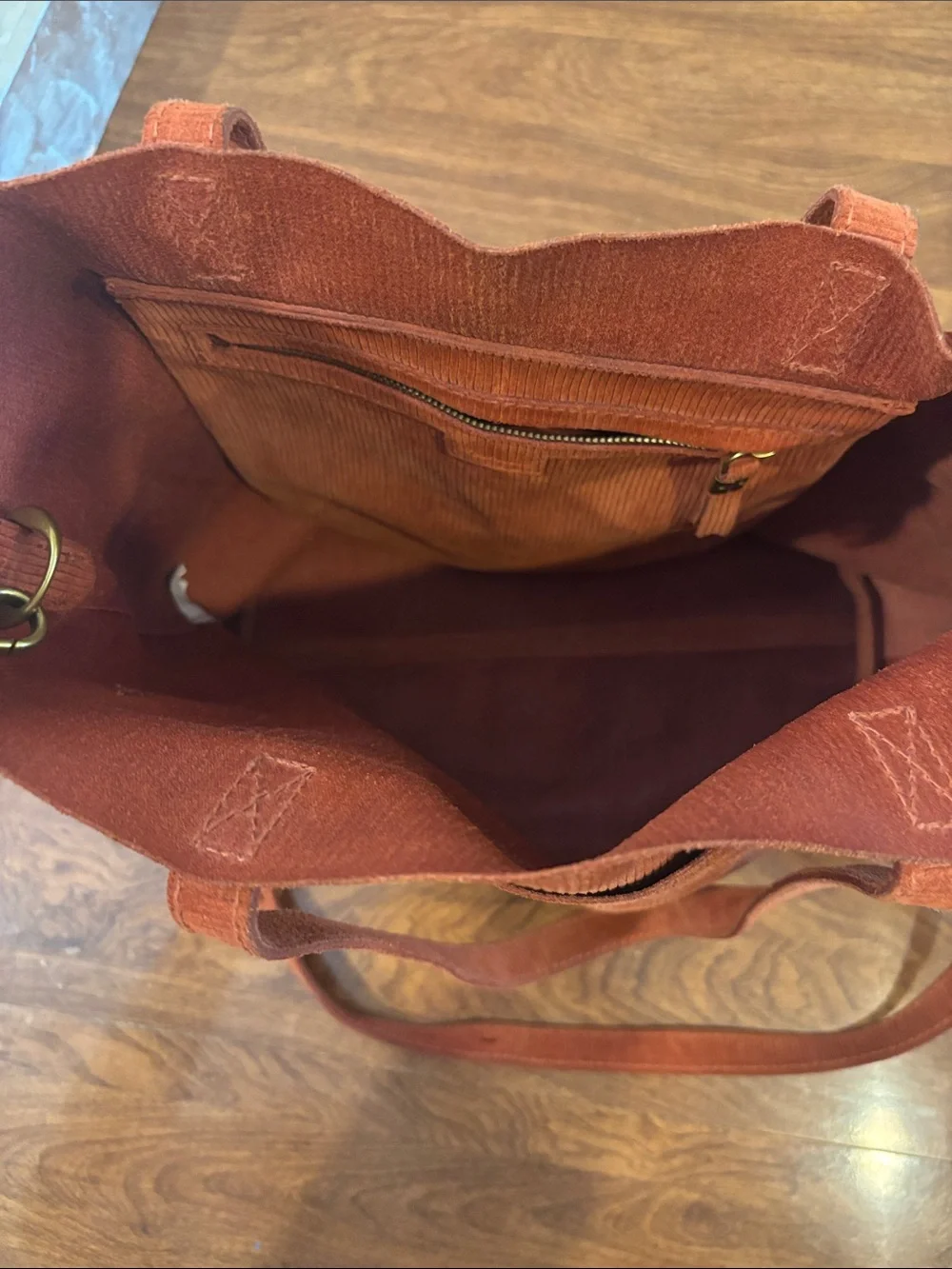 Madewell The Medium Transport Tote: Corduroy Suede Edition